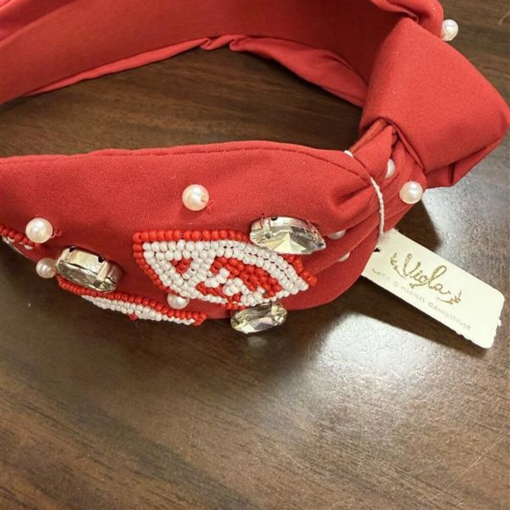 Beaded Football Headband – NEW